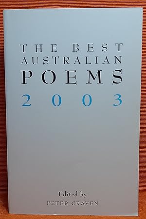 The Best Australian Poems 2003