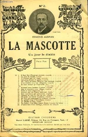 Seller image for N°2 1er COUPLET extrait de "La Mascotte" partition pour le chant for sale by Le-Livre