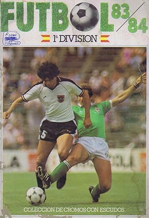 FUTBOL 83-84 - 1º División - Colección de Cromos con Escudos - Album Cromos Cano, S.A. - Incompleto