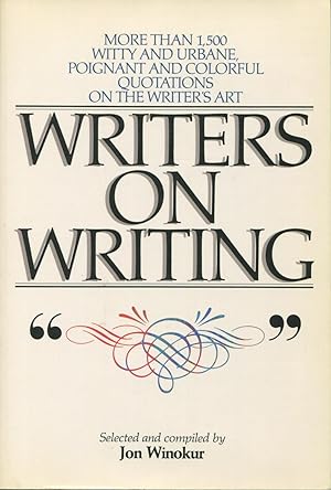 Seller image for Writers on Writing for sale by Kenneth A. Himber