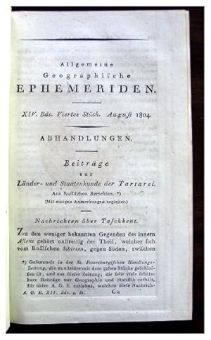 Beiträge zur Länder und Staatenkunde der Tartarei, von Russischen Berichten. [Contributions to th...