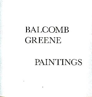 Imagen del vendedor de An Exhibition of Paintings by Balcomb Greene a la venta por LEFT COAST BOOKS