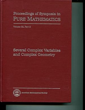 Immagine del venditore per Several Complex Variables and Complex Geometry (Proceedings of Symposia in Pure Mathematics) (Pt. 3) venduto da Orca Knowledge Systems, Inc.