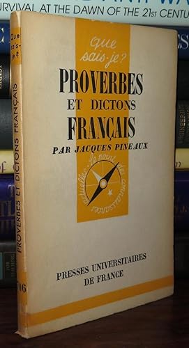 Seller image for PROVERBES ET DICTONS FRANCAIS for sale by Rare Book Cellar