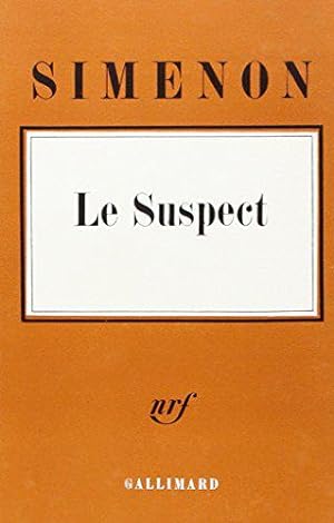 Image du vendeur pour Simenon. Le Suspect, roman mis en vente par JLG_livres anciens et modernes