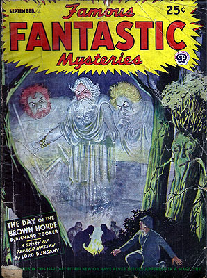 Imagen del vendedor de Famous Fantastic Mysteries October 1954 a la venta por Ziesings