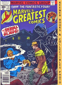 Seller image for Marvel's Greatest Comics Starring The Fantastic Four: The Power And The Pride! - Vol. 1 No. 72, September 1977 for sale by Keener Books (Member IOBA)