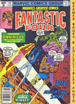Marvel's Greatest Comics Starring The Fantastic Four: Death In The Negative Zone! - Vol. 1 No. 80...