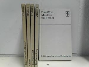 Analytische Bibliographien deutschsprachiger literatischer Zeitschriften (ABdlZ): Bände 1-3, 5, 6...
