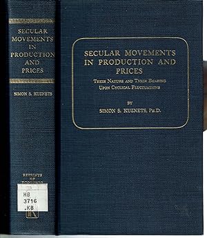 Seller image for Secular Movements in Production and Prices : Their Nature and their Bearing upon Cyclical Fluctuations for sale by Mike's Library LLC