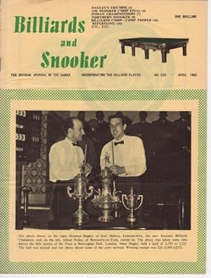 BILLIARDS AND SNOOKER The Official Journal of the Games - Incorporating the Billiard Player. No. ...