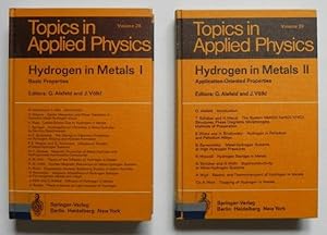 Bild des Verkufers fr Hydrogen in Metals; vol I and II. zum Verkauf von Antiquariat Im Seefeld / Ernst Jetzer