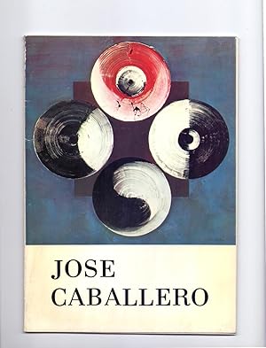 Imagen del vendedor de JOSE CABALLERO - CATALOGO EXPOSICION GALERIA JUANA MORDO, DEL 5 AL 31 DE MAYO DE 1975 a la venta por Libreria 7 Soles