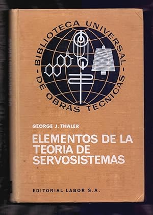 Immagine del venditore per ELEMENTOS DE LA TEORIA DE SERVOSISTEMAS venduto da Libreria 7 Soles
