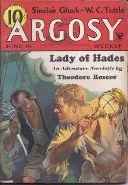 Seller image for ARGOSY Weekly: June 16, 1934 ("The Barbarians") for sale by Books from the Crypt