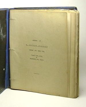 Image du vendeur pour DURING THE GREAT WAR April 1st, 1915 - September 5th, 1918. Letters of Irving Findlay mis en vente par TBCL The Book Collector's Library