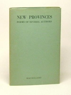 Bild des Verkufers fr NEW PROVINCES. Poems of Several Authors zum Verkauf von TBCL The Book Collector's Library