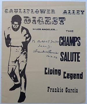 Signed induction program of the World Featherweight Champion
