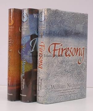 Seller image for The Wind Singer [with] Slaves of the Mastery [with] Firesong. 'THE WIND ON FIRE' TRILOGY COMPLETE IN DUSTWRAPPERS for sale by Island Books