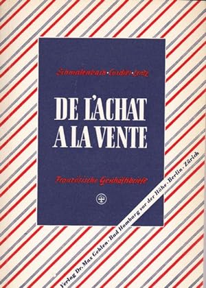 De L'Achat a la Vente. Französische Geschäftsbriefe