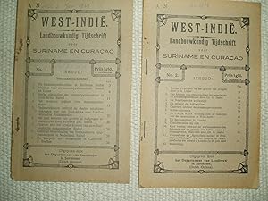 Seller image for West-Indi : landbouwkundig tijdschrift voor Suriname en Curacao : 9e Jahrgang - No. 1 & 2 [Jan - Mei 1924] for sale by Expatriate Bookshop of Denmark