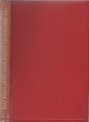The Transactions of the East Riding Antiquarian Society Volume XII