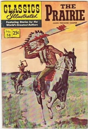 Imagen del vendedor de The Prairie - # 58 Classics Illustrated (comic) a la venta por Nessa Books