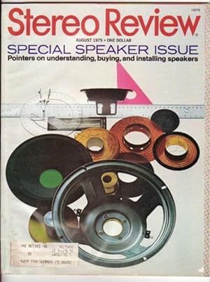 Seller image for Stereo Review: Volume 35, # 2, August 1975, Featuring Carlo Maria Giulini, The Eagles, Mel Torme, The Stones, Cecil Taylor, Stanislaw Skrowaczewski & the Minneapolis Symphony, for sale by Nessa Books