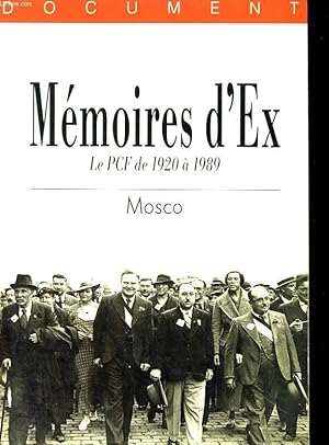 Imagen del vendedor de MOSCO. MEMOIRES D'EX a la venta por Le-Livre