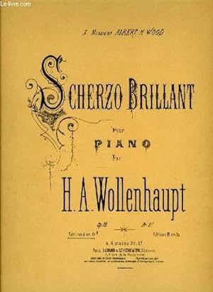 Seller image for SCHERZO BRILLANT pour piano for sale by Le-Livre