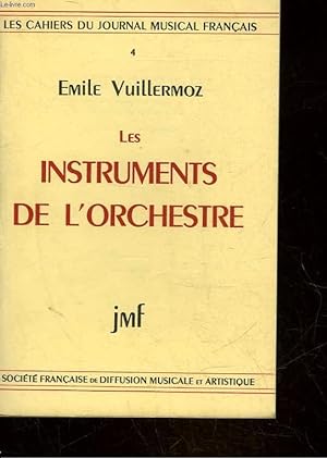 Bild des Verkufers fr LES CAHIERS DU JOURNAL MUSICAL FRANCAIS - 4 - LES INSTRUMENTS DE L'ORCHESTRE zum Verkauf von Le-Livre