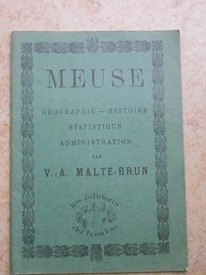 Bild des Verkufers fr Meuse - Geographie histoire statistique administration zum Verkauf von Frederic Delbos