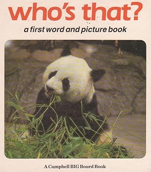 who's that? a first word and picture book A Campbell BIG Board Book