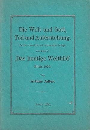 Image du vendeur pour Die Welt und Gott, Tod und Auferstehung. mis en vente par Antiquariat Carl Wegner