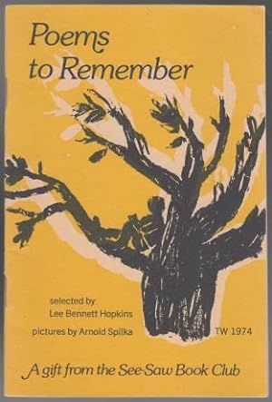 Seller image for Poems to Remember for sale by HORSE BOOKS PLUS LLC