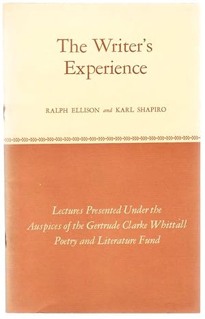 Seller image for The Writer's Experience for sale by Jeff Hirsch Books, ABAA