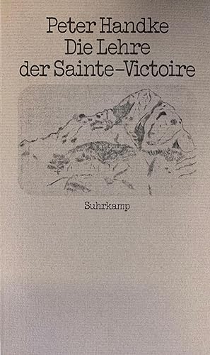 Bild des Verkäufers für Handke, Peter. Die Lehre der Sainte-Victoire. zum Verkauf von Kunstkiosk im Helmhaus