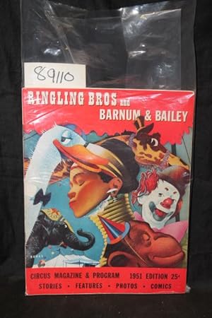 Image du vendeur pour 1951 Ringling Bros. and Barnum & Bailey Circus Magazine & Program mis en vente par Princeton Antiques Bookshop