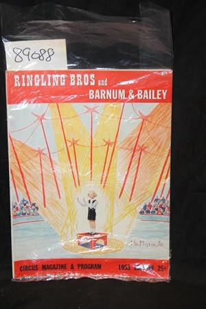 Image du vendeur pour 1953 Ringling Bros. and Barnum & Bailey Circus Magazine & Program COVER MR MISTIN JR. mis en vente par Princeton Antiques Bookshop