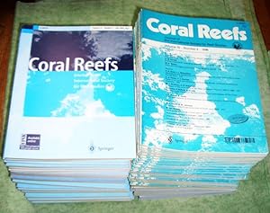 Coral Reefs. Vol. 1 - 27. (1982 - 2008) Lacks two numbers (Vol. 14 - Nr. 2 - Vol. 16 - Nr. 1) Jou...