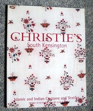 Islamic and Indian Costume and Textiles. Christie's Auction Catalogue 19th October 2001.