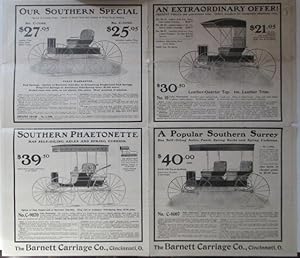 Barnett Carriage Company Advertising Broadside