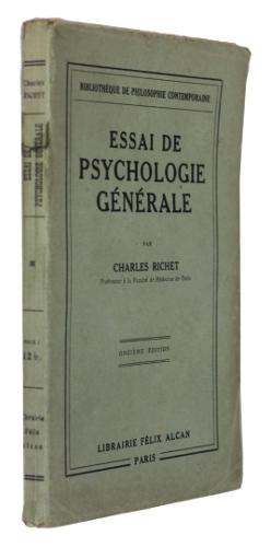 Seller image for Essai de psychologie gnrale for sale by Abraxas-libris