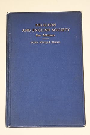 Religion And English Society - Two Addresses