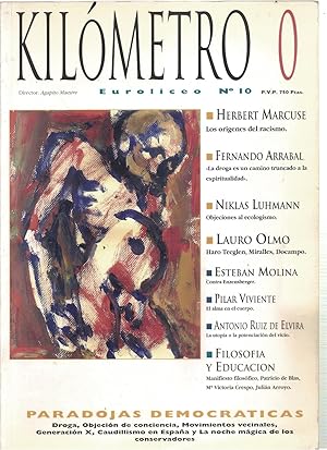 REVISTA KILÓMETRO 0 Nº 10 . 1994 . MARCUSE . ARRABAL . LAURO OLMO.