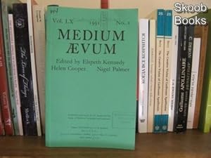 Imagen del vendedor de Medium Aevum; Vol. LX, 1991, No. 1 a la venta por PsychoBabel & Skoob Books