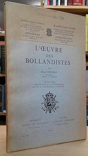 Immagine del venditore per L'Oeuvre des Bollandistes venduto da Stephen Peterson, Bookseller