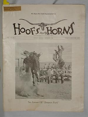 Hoofs and Horns (December 1949) Vol. XIX, No. 6