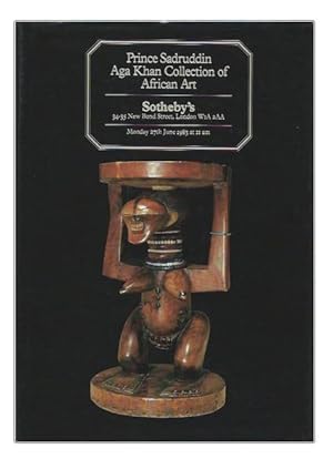 (Auction Catalogue) Sotheby's, June 27, 1983. PRINCE SADRUDDIN AGA KHAN COLLECTION OF AFRICAN ART