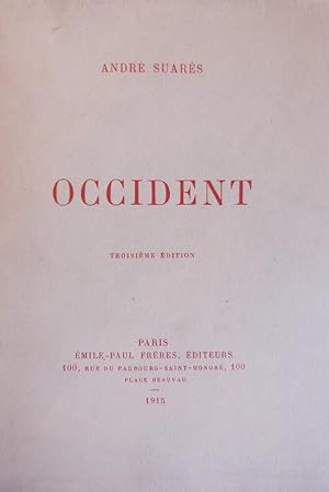 Seller image for Occident for sale by Librairie KOEGUI